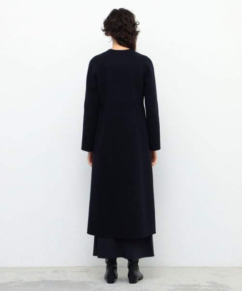 ライトメルトンダブルフェイスドレスコート 