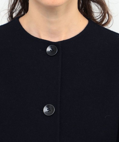 ライトメルトンダブルフェイスドレスコート 