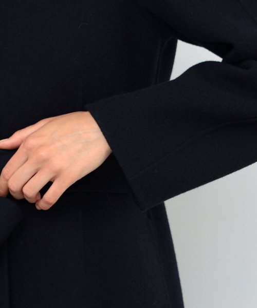 ライトメルトンダブルフェイスドレスコート 