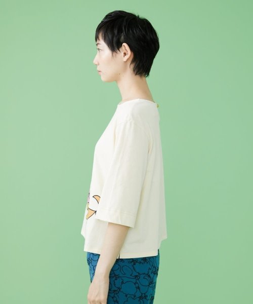 Jocomomola(ホコモモラ)/Reunir アニマルプリントTシャツ/img01