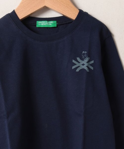 BENETTON (UNITED COLORS OF BENETTON BOYS)(ユナイテッド　カラーズ　オブ　ベネトン　ボーイズ)/キッズロゴプリント長袖Tシャツ・カットソーB/img11