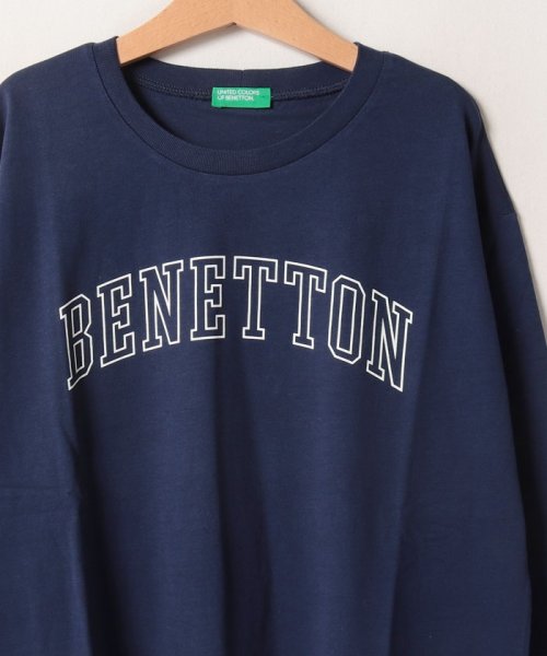 BENETTON (UNITED COLORS OF BENETTON BOYS)(ユナイテッド　カラーズ　オブ　ベネトン　ボーイズ)/キッズベーシックロゴプリント長袖Tシャツ・カットソーB/img11