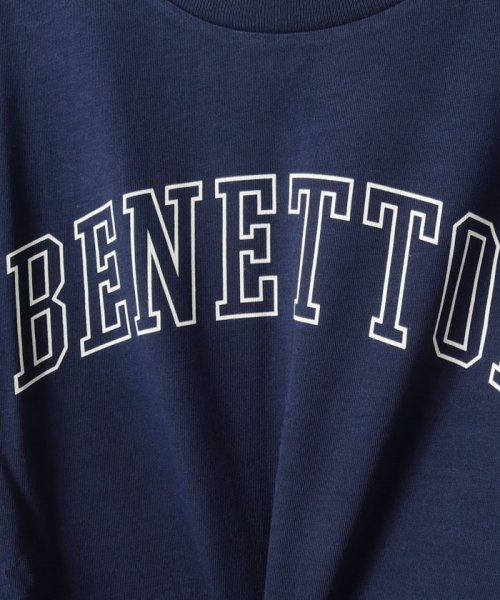 BENETTON (UNITED COLORS OF BENETTON BOYS)(ユナイテッド　カラーズ　オブ　ベネトン　ボーイズ)/キッズベーシックロゴプリント長袖Tシャツ・カットソーB/img12