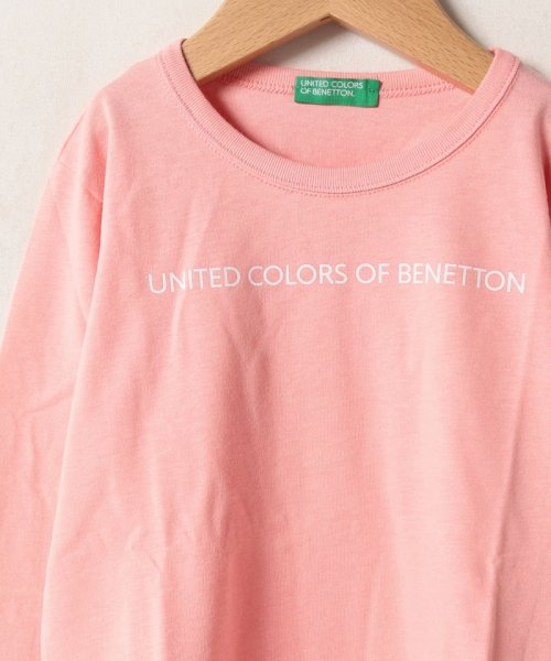 BENETTON (UNITED COLORS OF BENETTON GIRLS)(ユナイテッド　カラーズ　オブ　ベネトン　ガールズ)/キッズベーシックロゴプリント長袖Tシャツ・カットソーG/img15