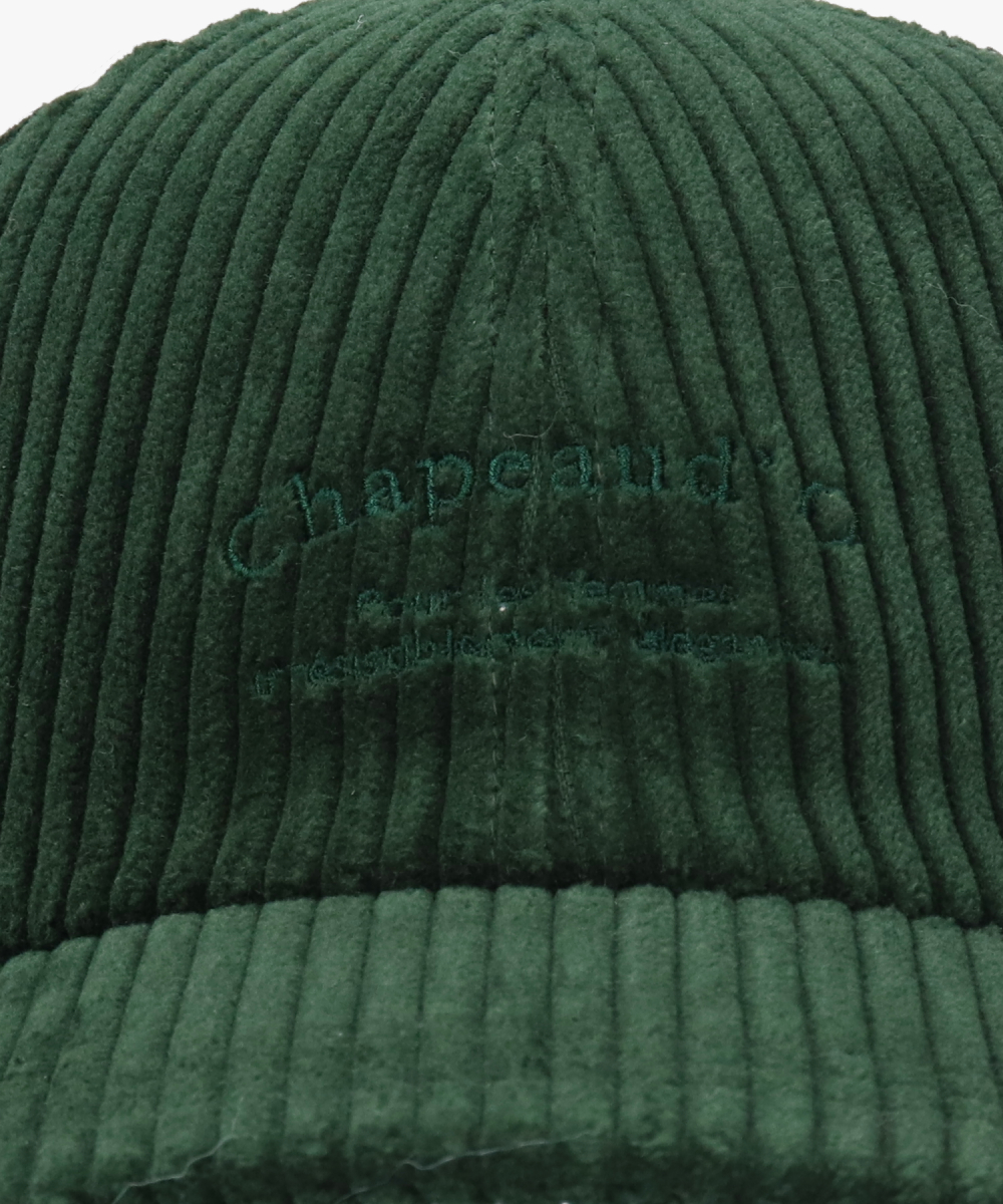 Chapeau d' O Mid Corduroy Emb Cap(505466376) | Chapeaud'O(Chapeaud