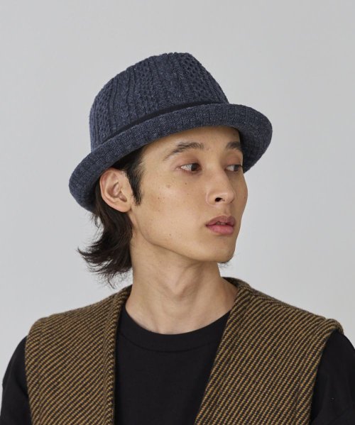 OVERRIDE(OVERRIDE)/OVERRIDE  CABLE KNIT FEDORA/img03