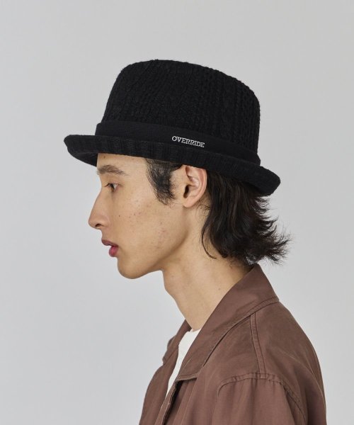 OVERRIDE(OVERRIDE)/OVERRIDE  CABLE KNIT FEDORA/img04