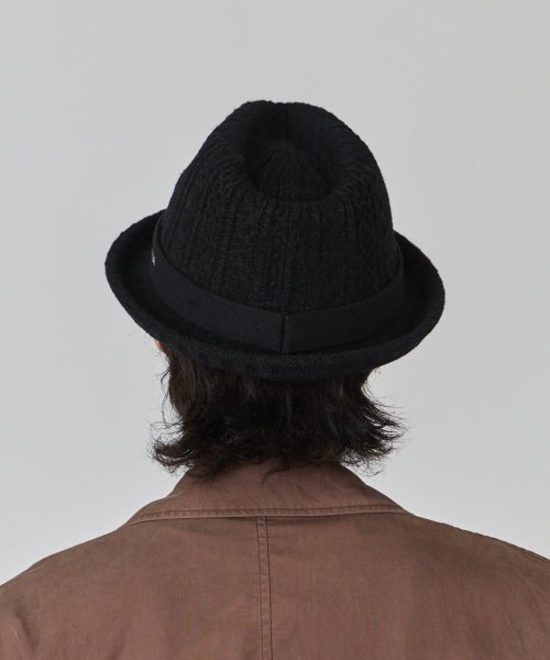 OVERRIDE(OVERRIDE)/OVERRIDE  CABLE KNIT FEDORA/img06