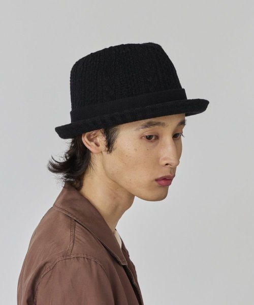 OVERRIDE(OVERRIDE)/OVERRIDE  CABLE KNIT FEDORA/img07