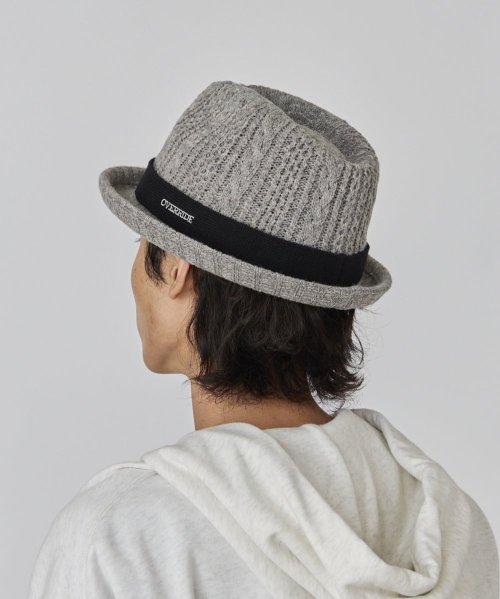 OVERRIDE(OVERRIDE)/OVERRIDE  CABLE KNIT FEDORA/img09