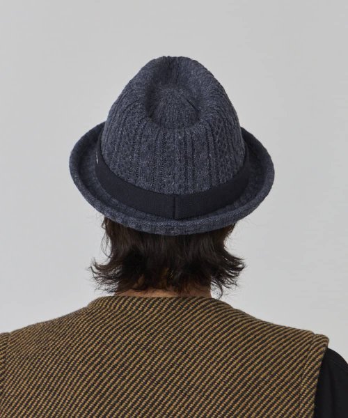 OVERRIDE(OVERRIDE)/OVERRIDE  CABLE KNIT FEDORA/img14
