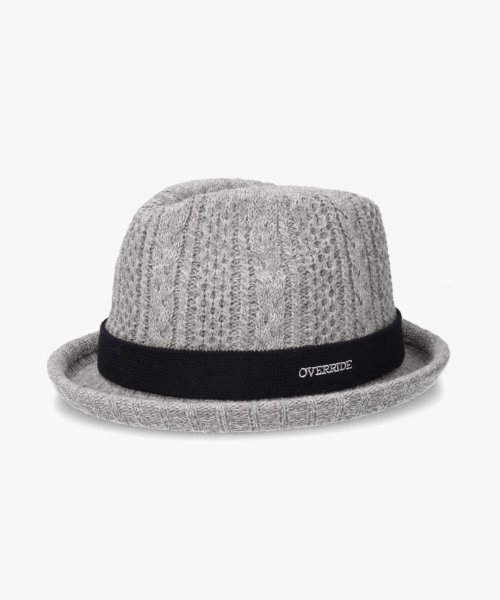 OVERRIDE(OVERRIDE)/OVERRIDE  CABLE KNIT FEDORA/img17
