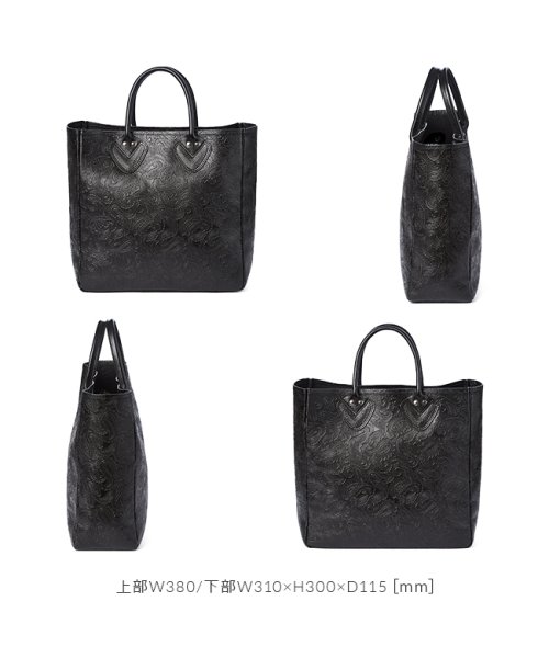 ブランクレ トートバッグ レディース ブランド ペイズリー柄 レザー 本革 日本製 A4 blancle bc1052 PAISLEY ブランクレ CLASSIC TOTE OILED