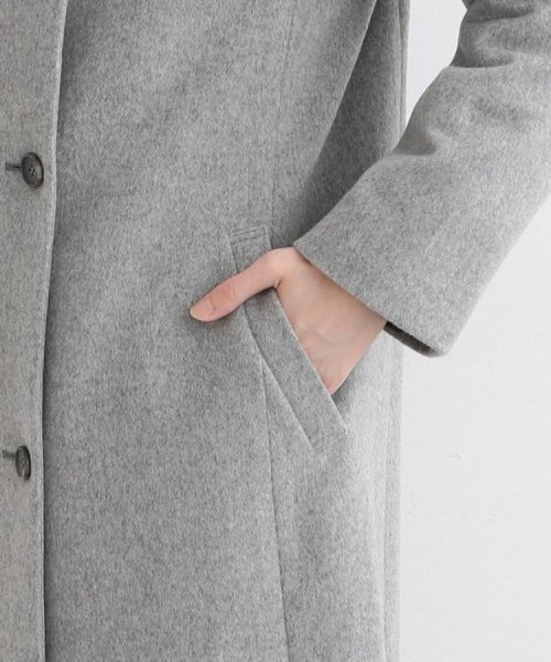 【日本製／3WAY】スタンドカラースレンダーコート 