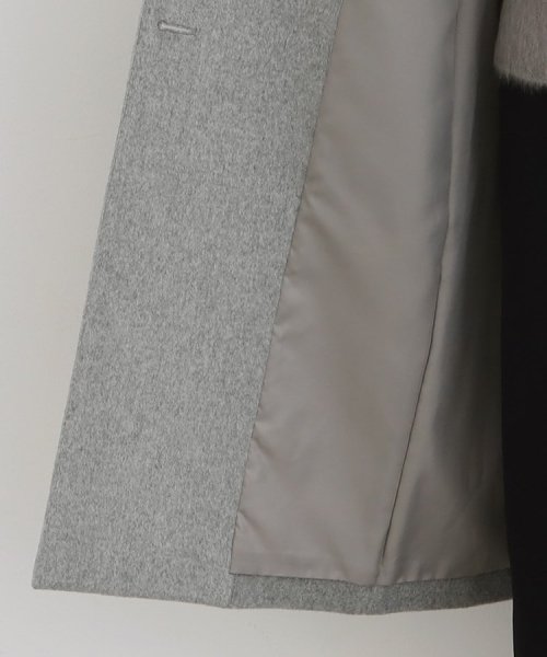 【日本製／3WAY】スタンドカラースレンダーコート 