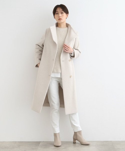 【日本製／3WAY】スタンドカラースレンダーコート 