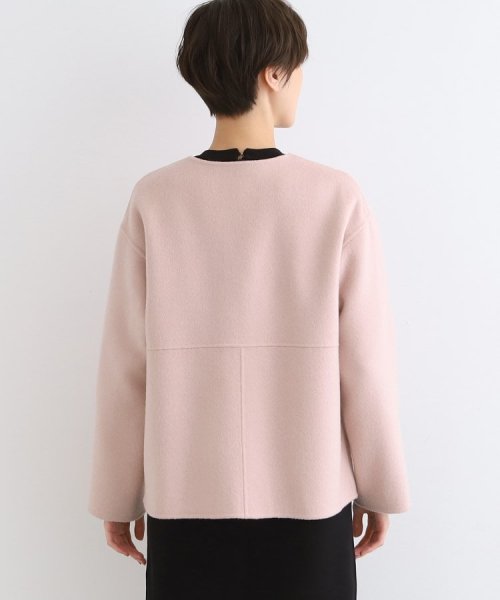 【ウール／カラーコート】リバーショートコート 