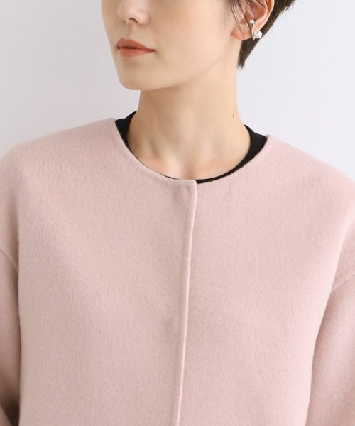 【ウール／カラーコート】リバーショートコート 