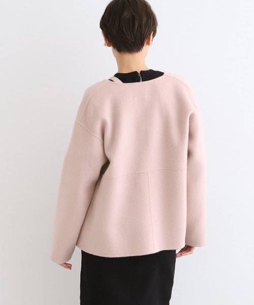 【ウール／カラーコート】リバーショートコート 