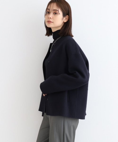 【ウール／カラーコート】リバーショートコート 