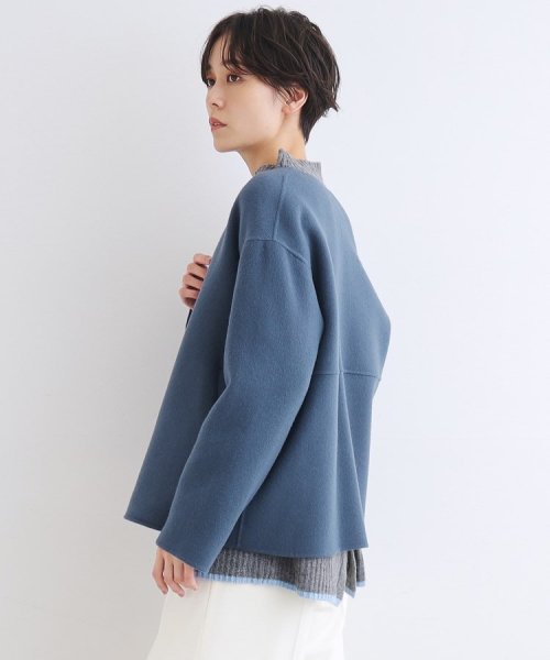 【ウール／カラーコート】リバーショートコート 