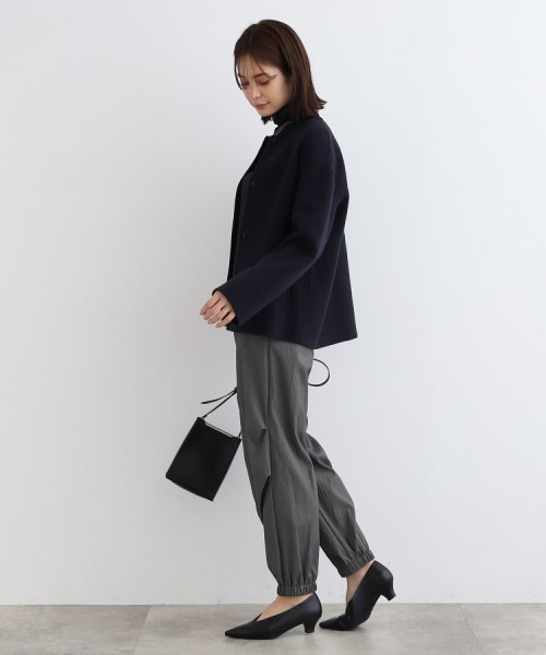 【ウール／カラーコート】リバーショートコート 