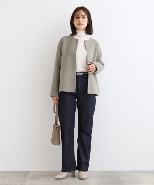 【ウール／カラーコート】リバーショートコート 