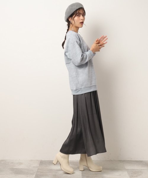 SHOO・LA・RUE　DRESKIP(シューラルー／ドレスキップ)/女性らしさあふれる サテンギャザースカート/img03
