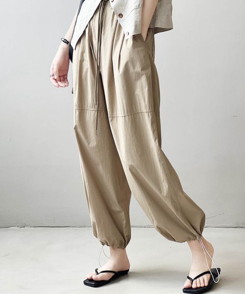 ARGO TOKYO(アルゴトウキョウ)/Easy Cargo Pants 22113 イージーカーゴパンツ　カーゴパンツ　イージーパンツ　ロングボトムス　コットンパンツ　ワイドパンツ/img15