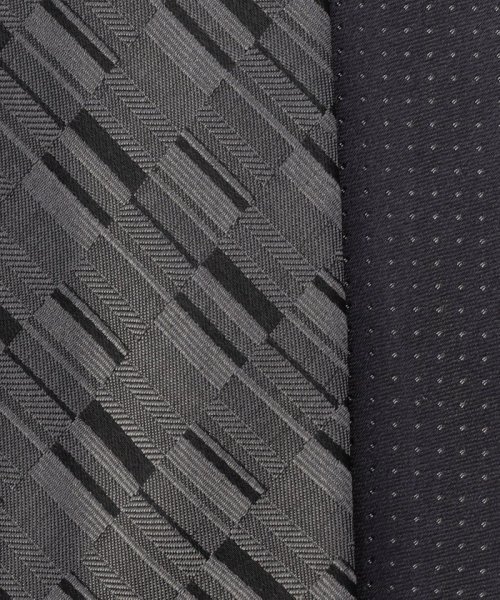 ジオメトリック/マイクロドット リバーシブルネクタイ Z1410228868(10725円)