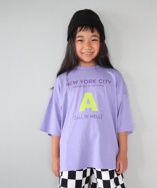 SHOO・LA・RUE(Kids) (シューラルーキッズ)/【110－140cm/接触冷感】五分袖BIGプリントTシャツ/img09