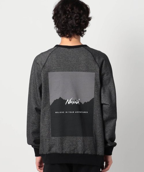 NANGA ×Grand PARK/ナンガ×グランドパーク別注バックプリントスウェット NANGA Yarn