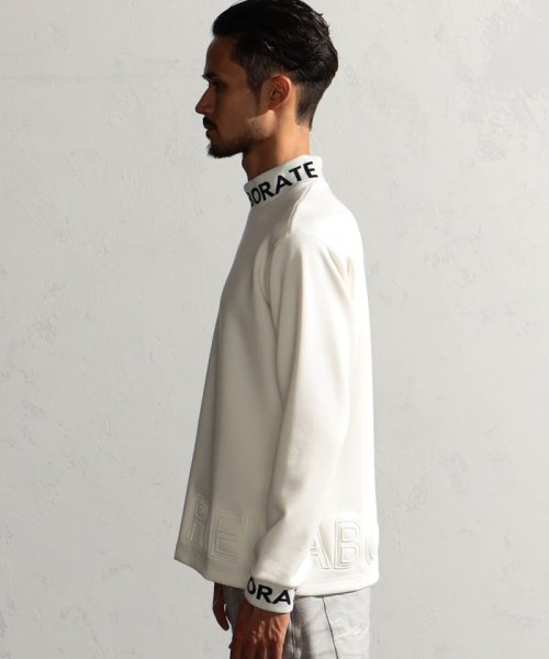 【RIELABO】ジャカードニット衿トレーナー RIELABO