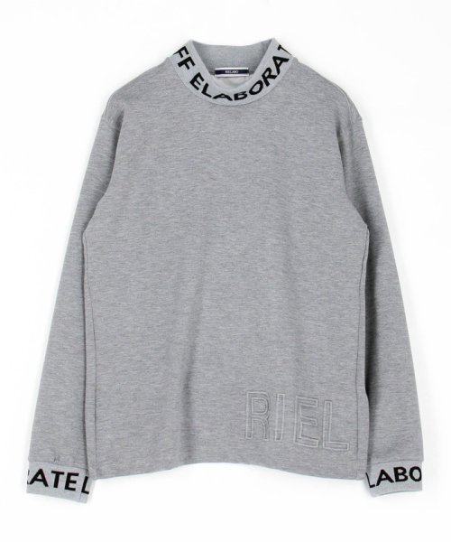 【RIELABO】ジャカードニット衿トレーナー RIELABO