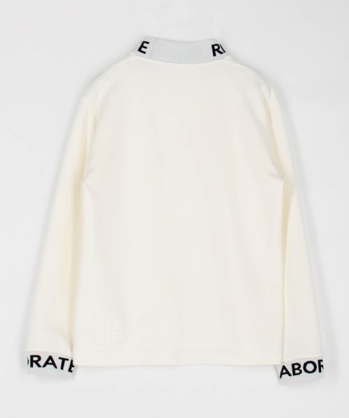 【RIELABO】ジャカードニット衿トレーナー RIELABO