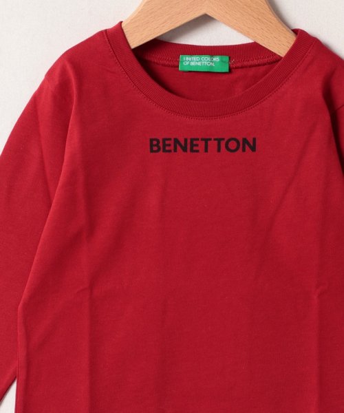 BENETTON (UNITED COLORS OF BENETTON BOYS)(ユナイテッド　カラーズ　オブ　ベネトン　ボーイズ)/キッズロゴプリント長袖Tシャツ・カットソーB/img15