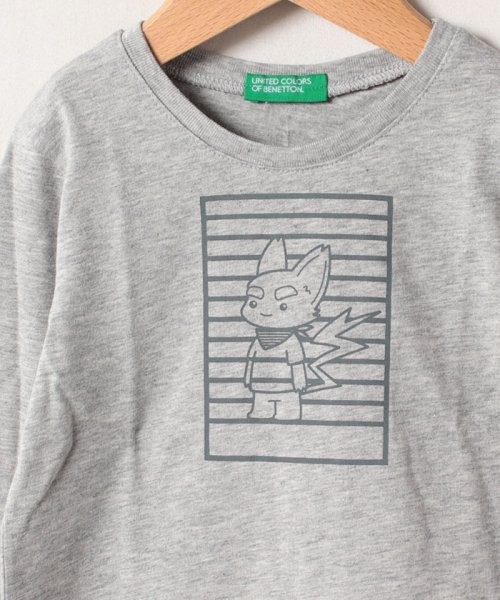 BENETTON (UNITED COLORS OF BENETTON BOYS)(ユナイテッド　カラーズ　オブ　ベネトン　ボーイズ)/キッズキュートモンスタープリント長袖Tシャツ・カットソーB/img07