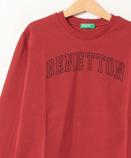 BENETTON (UNITED COLORS OF BENETTON BOYS)(ユナイテッド　カラーズ　オブ　ベネトン　ボーイズ)/キッズベーシックロゴプリント長袖Tシャツ・カットソーB/img15