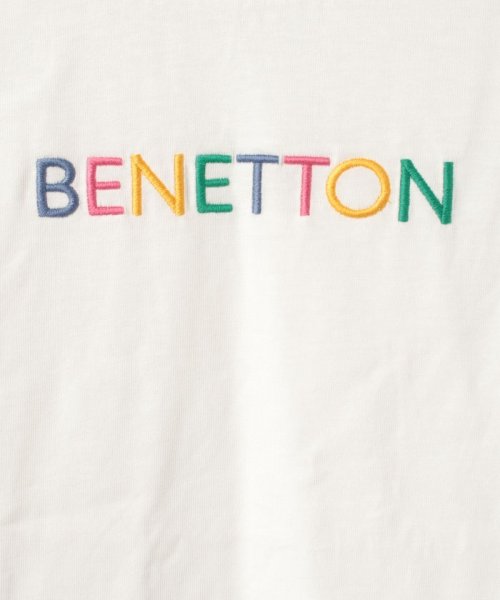 BENETTON (UNITED COLORS OF BENETTON BOYS)(ユナイテッド　カラーズ　オブ　ベネトン　ボーイズ)/キッズカラフルロゴ刺繍半袖Tシャツ・カットソーB/img04