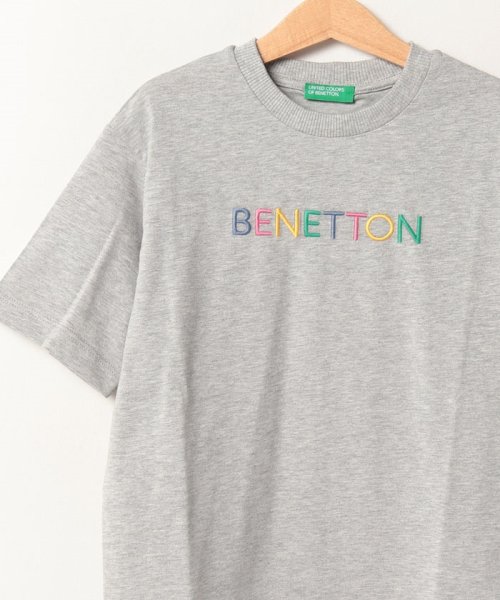 BENETTON (UNITED COLORS OF BENETTON BOYS)(ユナイテッド　カラーズ　オブ　ベネトン　ボーイズ)/キッズカラフルロゴ刺繍半袖Tシャツ・カットソーB/img07