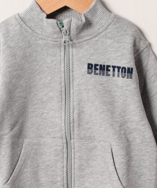 BENETTON (UNITED COLORS OF BENETTON BOYS)(ユナイテッド　カラーズ　オブ　ベネトン　ボーイズ)/キッズブランドロゴプリントフルジップスウェットブルゾンB/img04