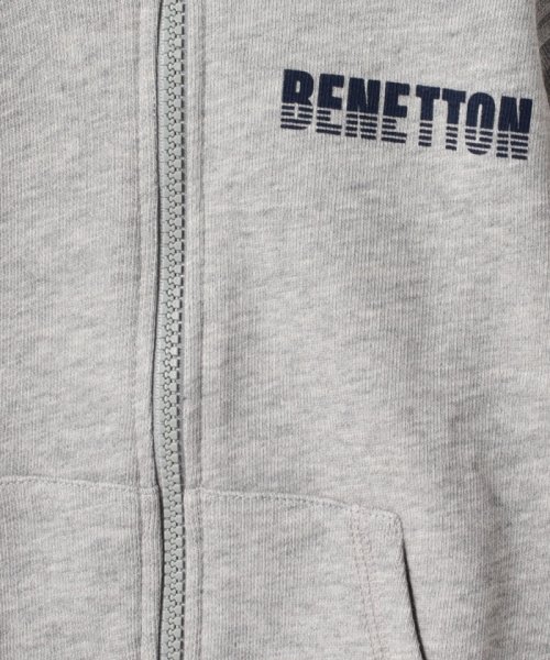 BENETTON (UNITED COLORS OF BENETTON BOYS)(ユナイテッド　カラーズ　オブ　ベネトン　ボーイズ)/キッズブランドロゴプリントフルジップスウェットブルゾンB/img06