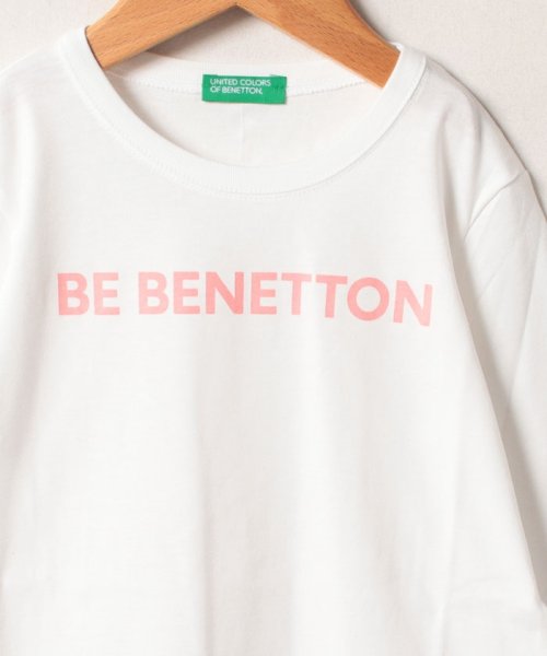 BENETTON (UNITED COLORS OF BENETTON GIRLS)(ユナイテッド　カラーズ　オブ　ベネトン　ガールズ)/キッズベーシックロゴプリント長袖Tシャツ・カットソーG/img03