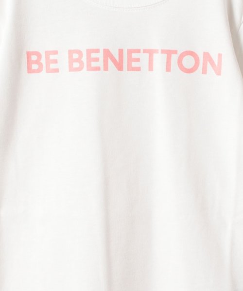 BENETTON (UNITED COLORS OF BENETTON GIRLS)(ユナイテッド　カラーズ　オブ　ベネトン　ガールズ)/キッズベーシックロゴプリント長袖Tシャツ・カットソーG/img04