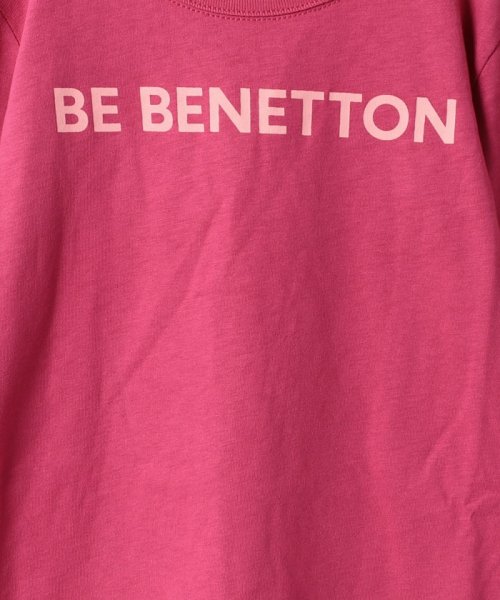 BENETTON (UNITED COLORS OF BENETTON GIRLS)(ユナイテッド　カラーズ　オブ　ベネトン　ガールズ)/キッズベーシックロゴプリント長袖Tシャツ・カットソーG/img12