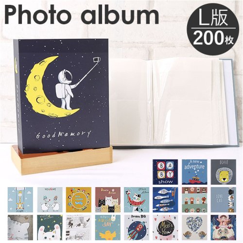 BACKYARD FAMILY(バックヤードファミリー)/L判 フォトアルバム 200枚収納 pmyalbum01/img01