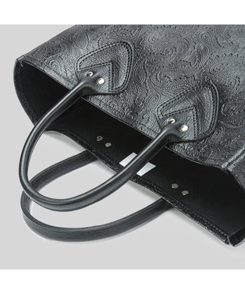 ブランクレ トートバッグ レディース ブランド ペイズリー柄 レザー 本革 日本製 A4 blancle bc1052 PAISLEY ブランクレ CLASSIC TOTE OILED