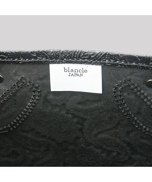 ブランクレ トートバッグ レディース ブランド ペイズリー柄 レザー 本革 日本製 A4 blancle bc1052 PAISLEY ブランクレ CLASSIC TOTE OILED