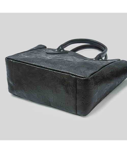 ブランクレ トートバッグ ミニトートバッグ ハンドバッグ レディース ペイズリー柄 レザー 本革 日本製 小さめ blancle bc1095 ブランクレ CLASSIC TOTE OILED PAISLEY