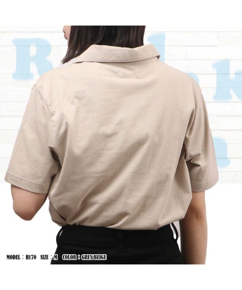 RIRAKKUMA(リラックマ)/リラックマ ポロシャツ ワンポイント Tシャツ 春夏  サンエックス Sun－x/img03